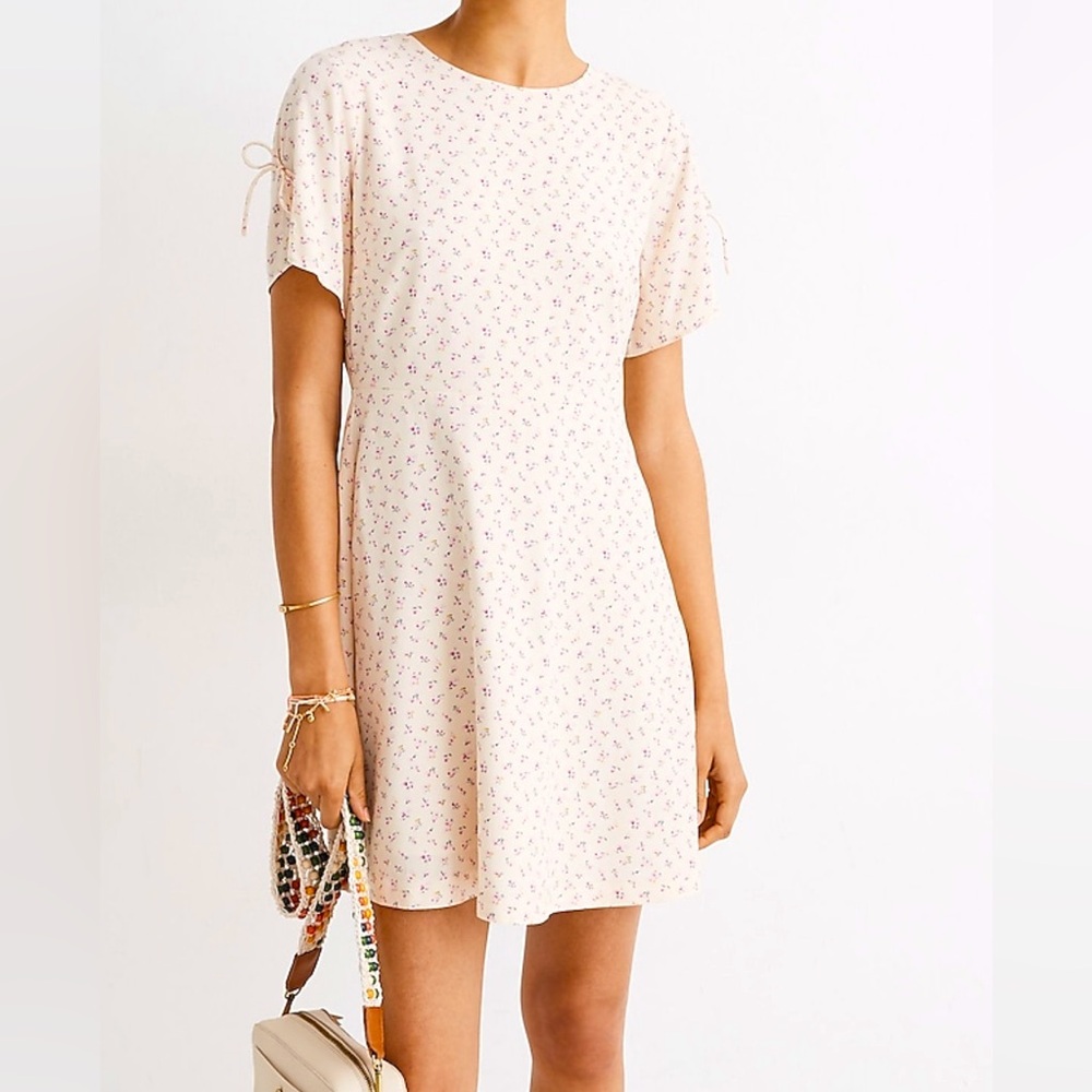 Madewell Tie sleeve retro dress